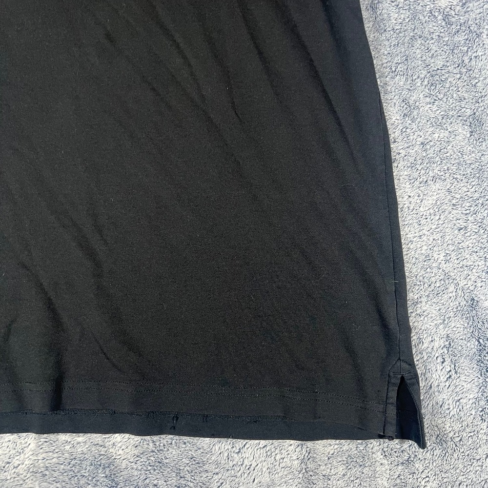 TravisMathew Mens XXL TPC San Antonio Pima Cotton Blend Golf Polo Black Grey - Picture 6 of 16